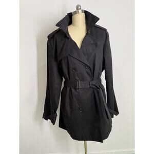 philip lim black trench coat